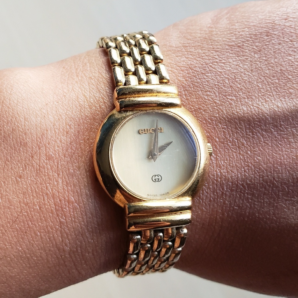 Gucci Vintage Gold-Filled Watch Authentic 😍
